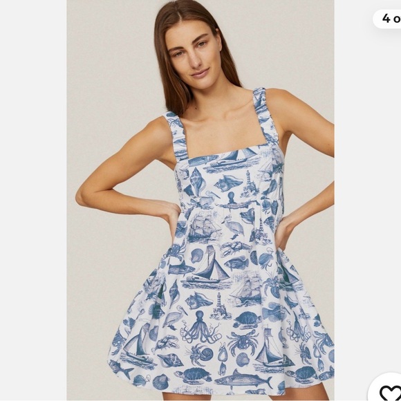 Show me your mumu “Sailing Seas” babydoll dress - Picture 4 of 12